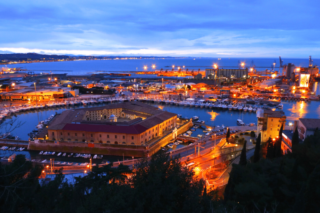 Ancona Zitadelle Blick