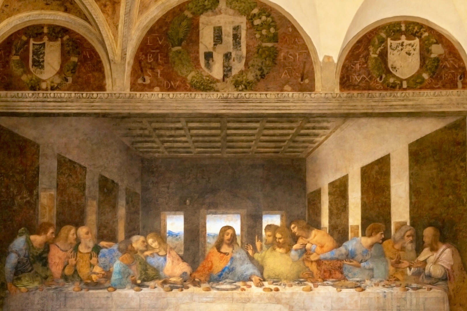 Das Abendmahl Santa Maria delle Grazie da Vinci Mailand