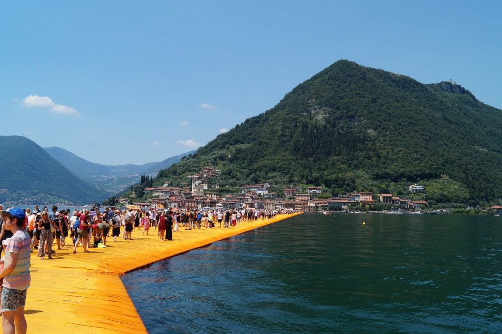 Floating Piers Iseosee Lombardei