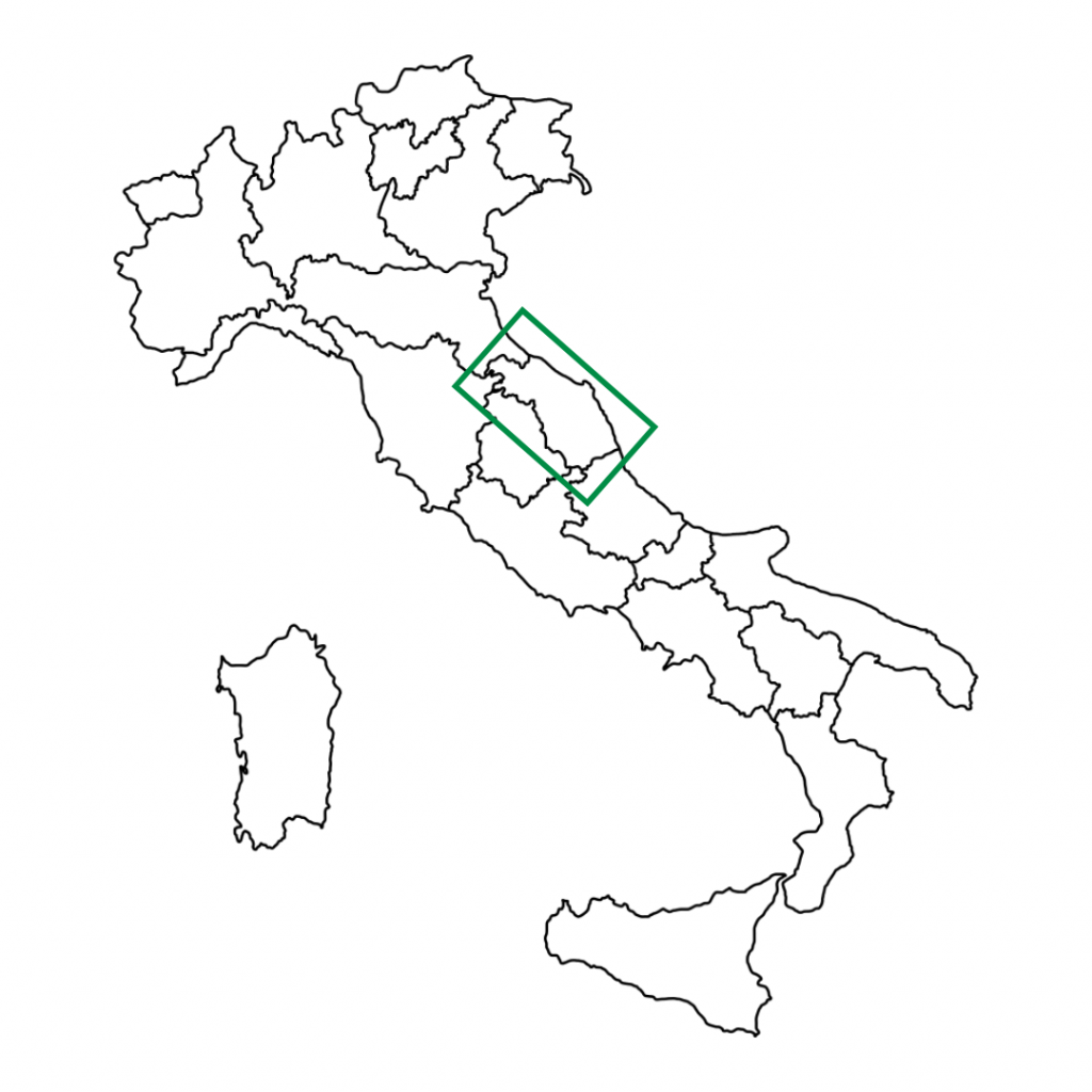 Marken Italien Karte
