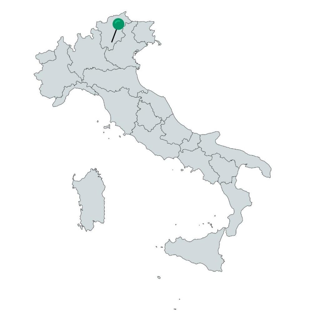 Trient Italien Karte