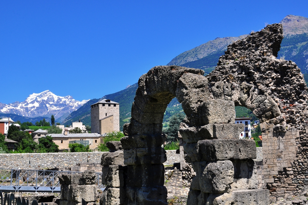 Aosta Aostatal Italien