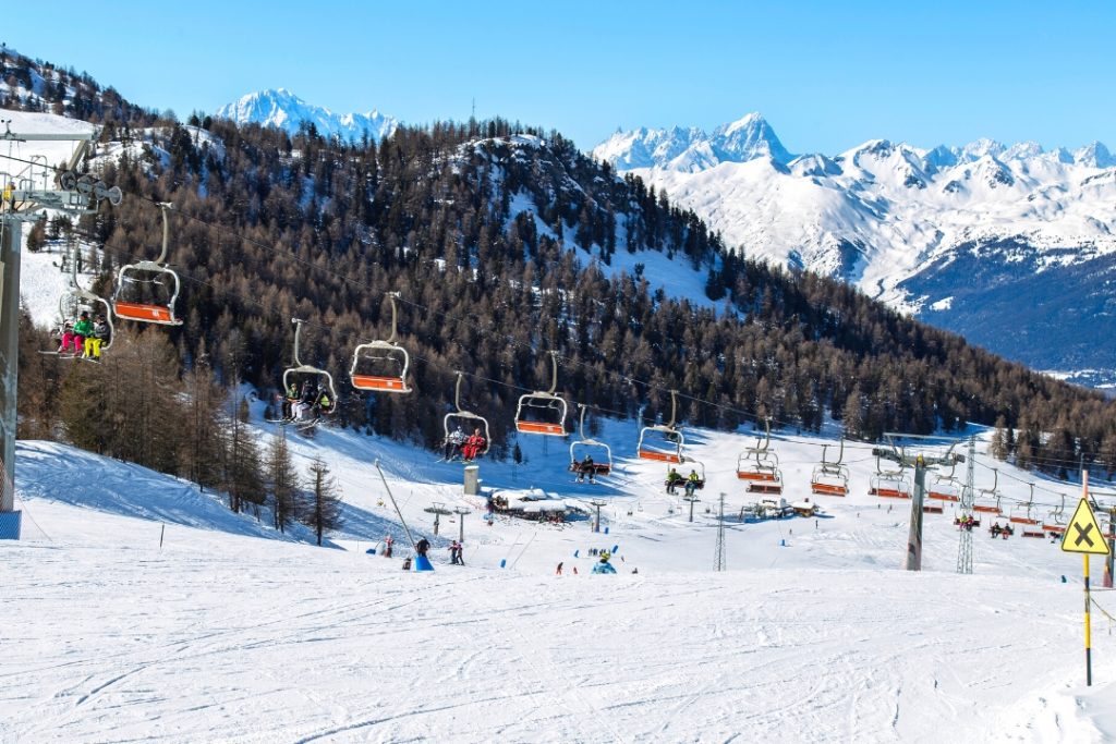 Aosta Skigebiet Pila