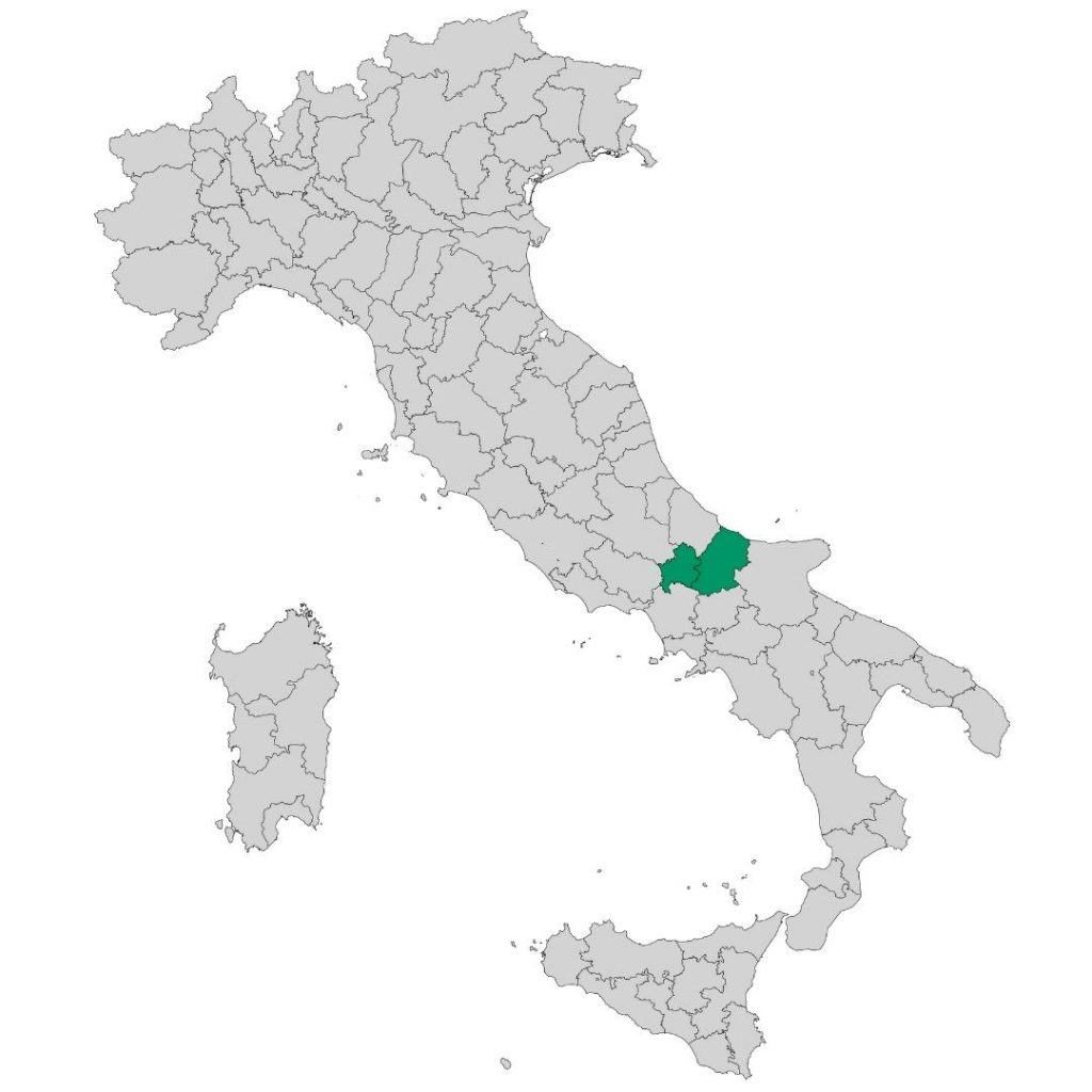 Molise Italien Karte