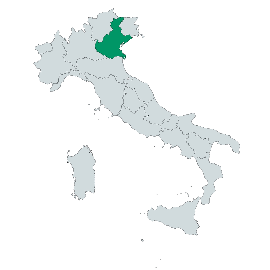Venetien Italien Karte