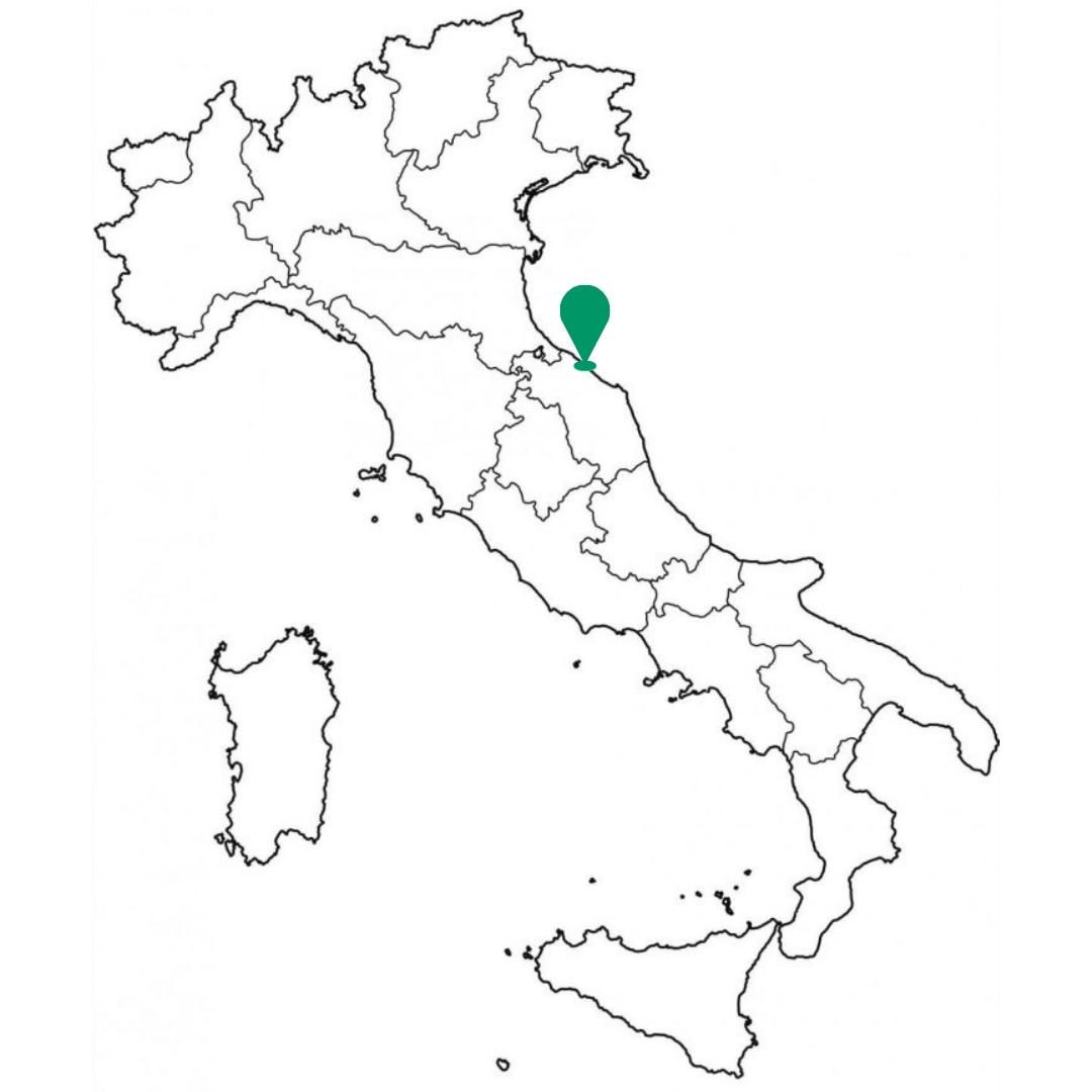 Fano Italien Karte
