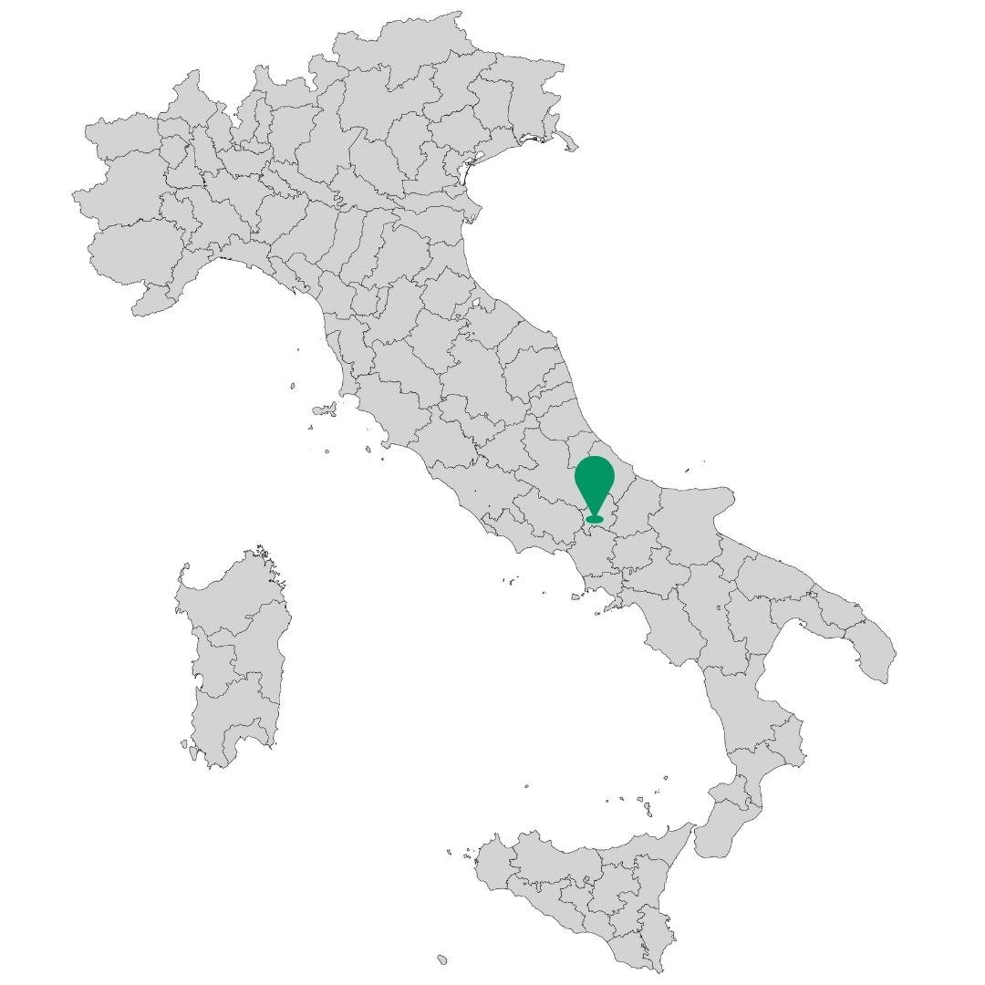 Isernia Italien Karte