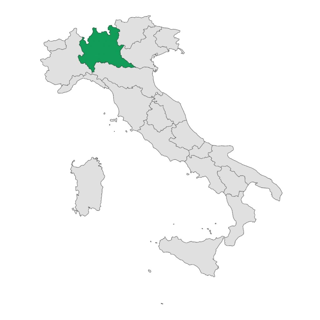 Lombardei Italien Karte