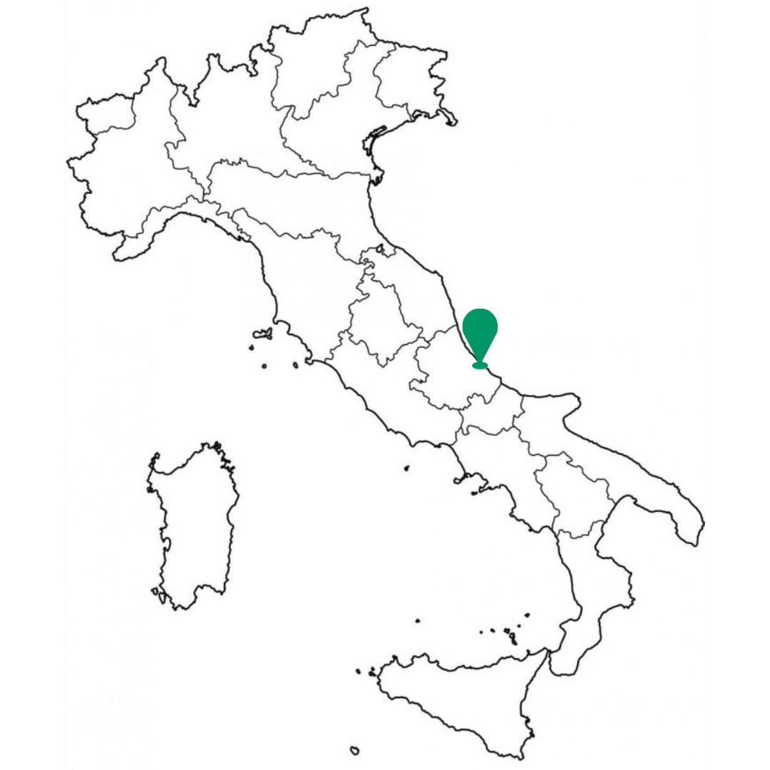 Ortona Italien Karte