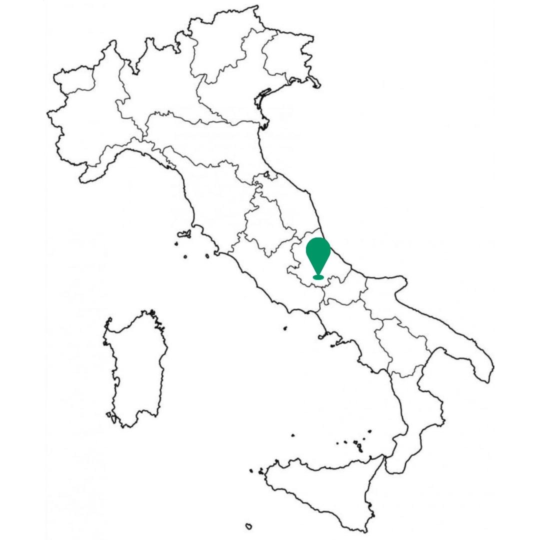 Scanno Italien Karte