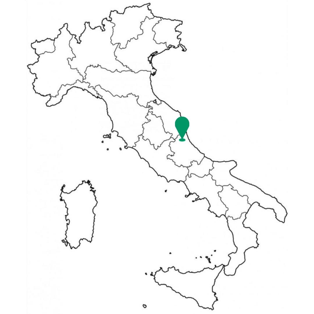 Teramo Italien Karte