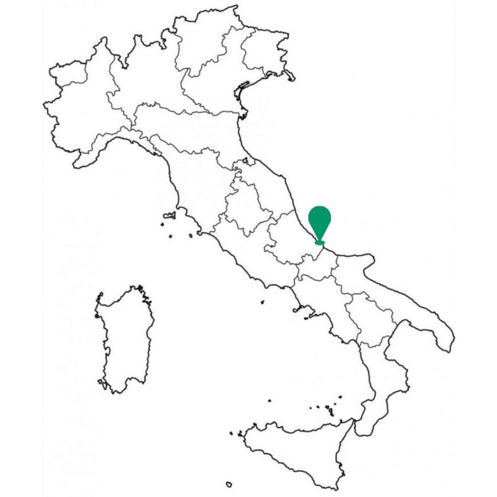 Vasto Italien Karte