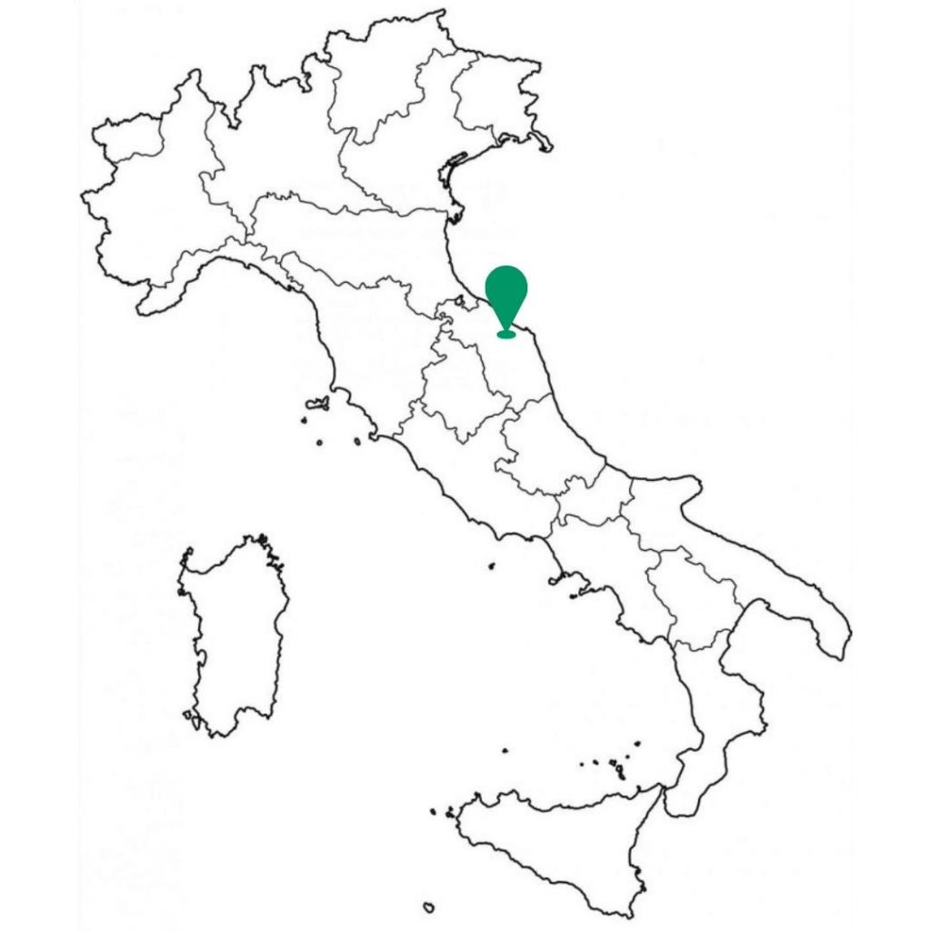 Jesi Italien Karte
