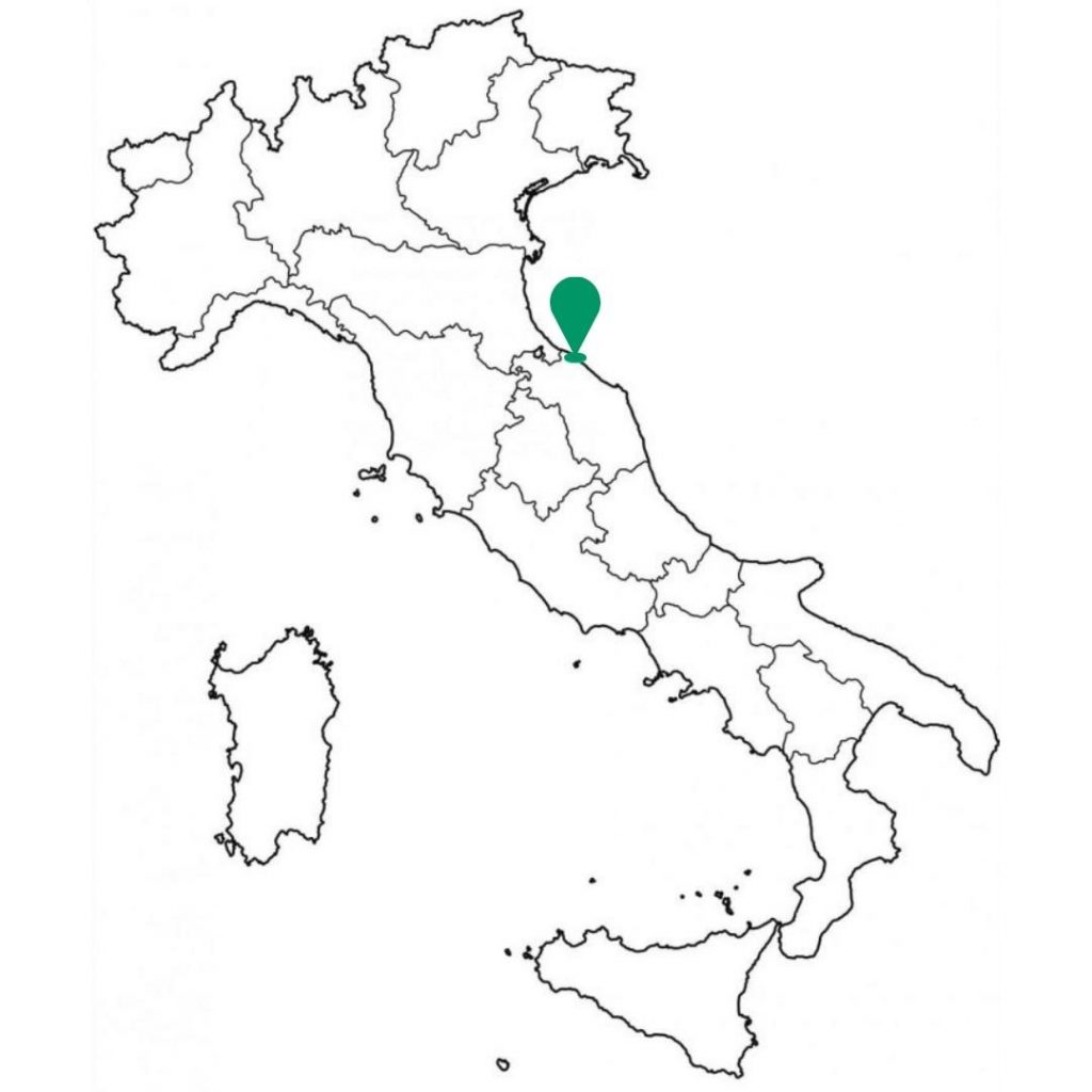 Pesaro Italien Karte