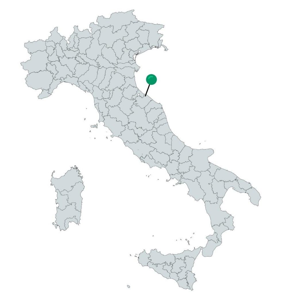 Gradara Italien Karte