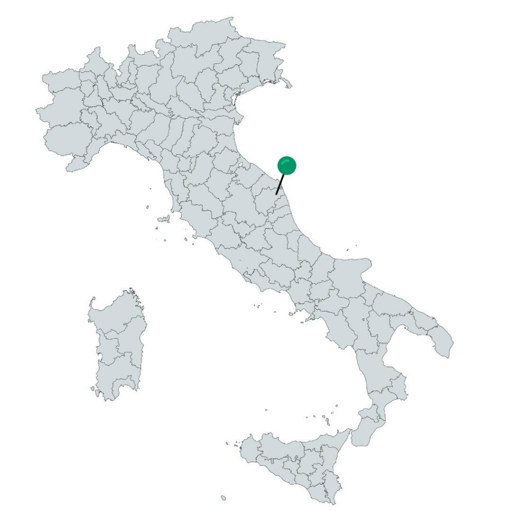 Macerata Italien Karte