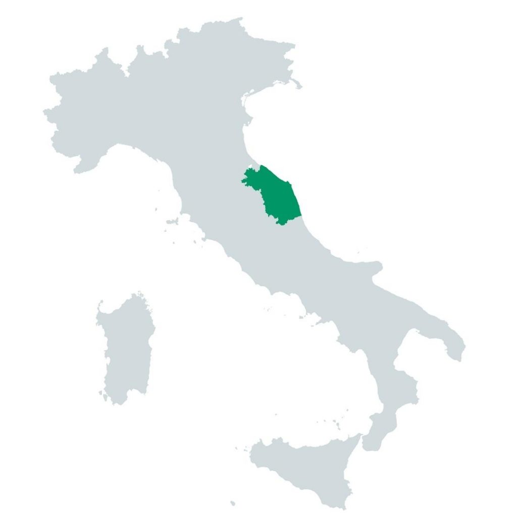Marken Italien Karte