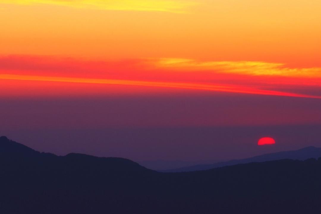 Monti Sibillini Sonnenuntergang
