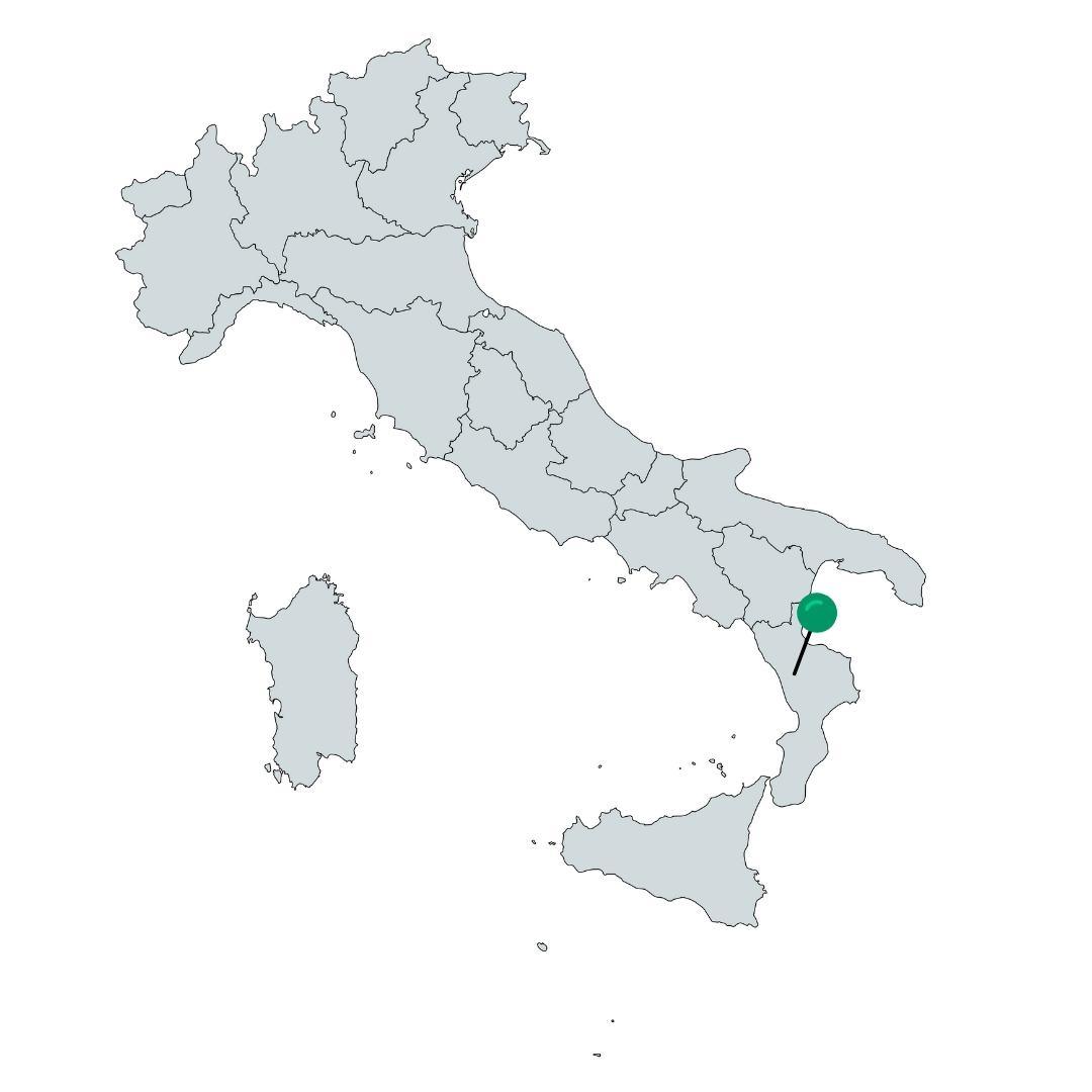 Cosenza Italien Karte