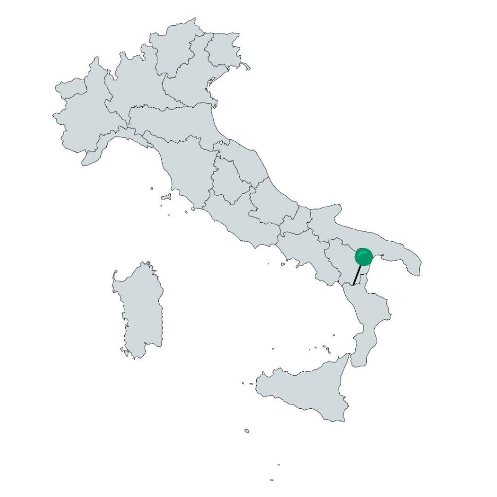 Nationalpark Pollino Italien Karte