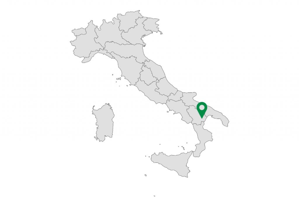 Craco Italien Karte