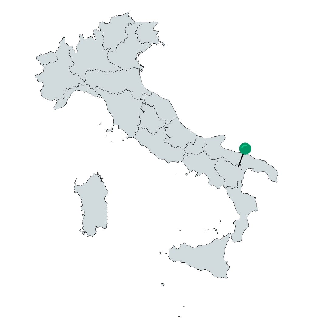 Matera Italien Karte