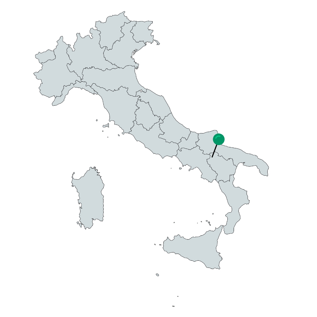 Melfi Italien Karte