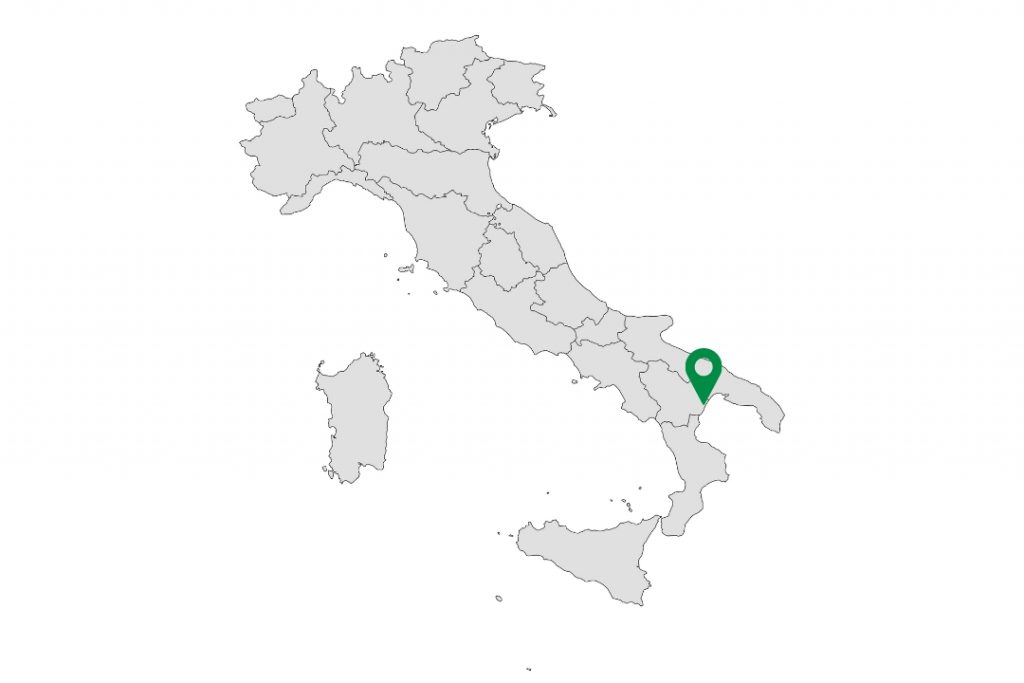 Metapont Italien Karte