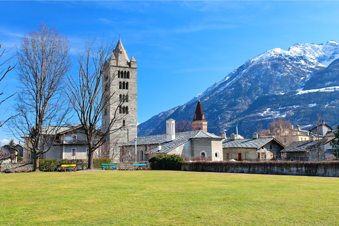 Aosta Italien
