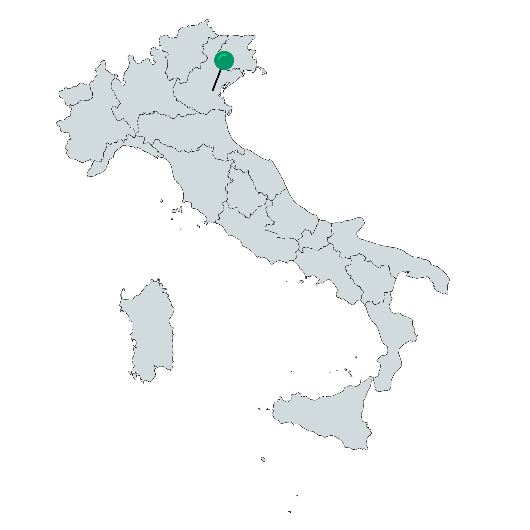 Padua Italien Karte