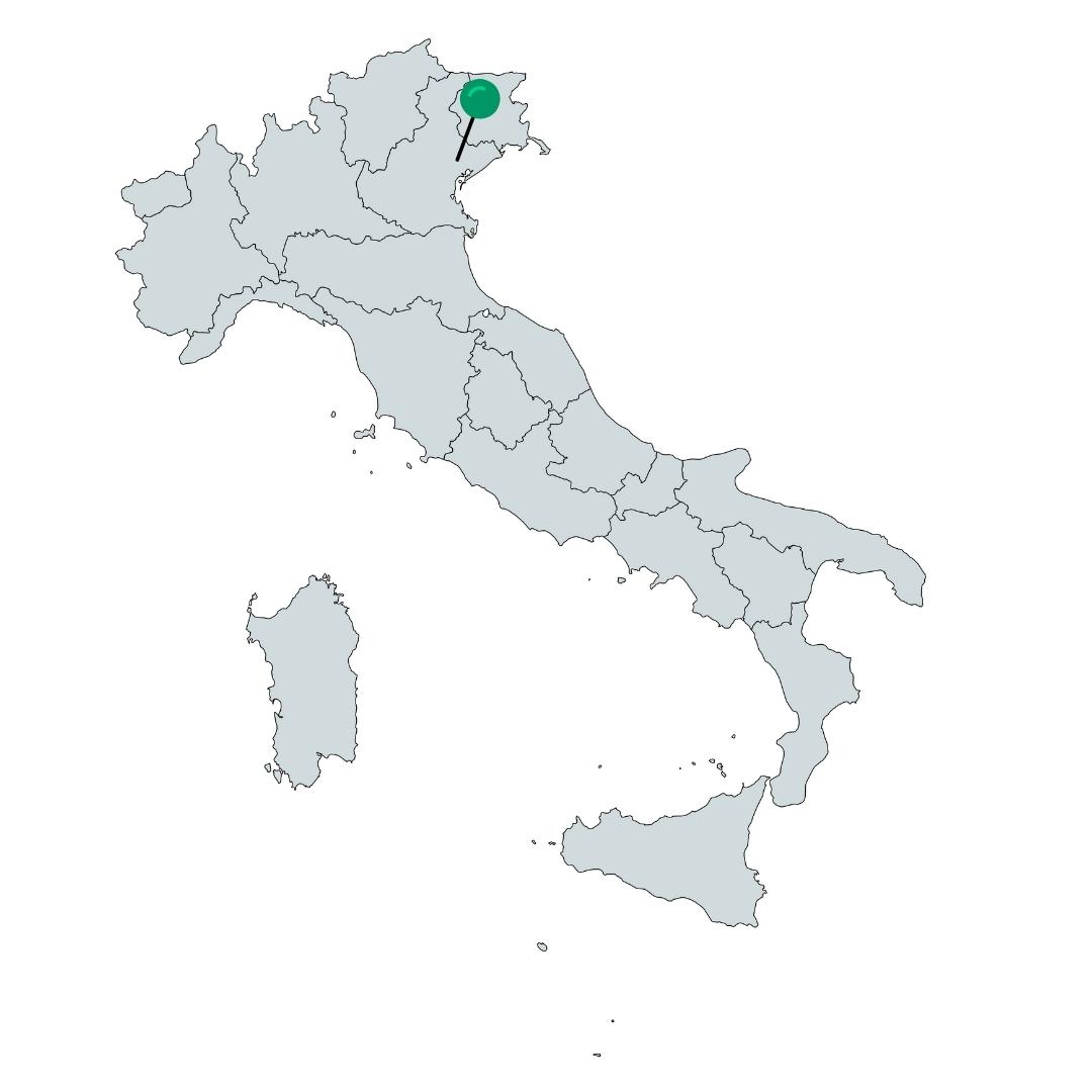 Treviso Italien Karte