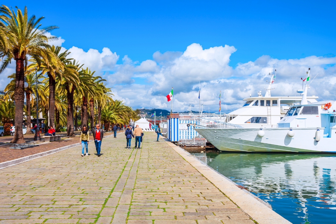 La Spezia Hafen Promenade