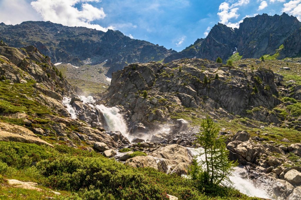 Wasserfall Testa del Rutor La Thuile