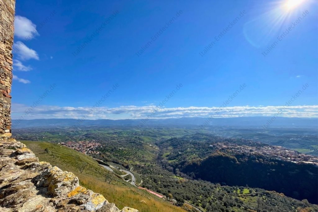 Aussicht vom Castello Normanno-Svevo in Vibo Valentia